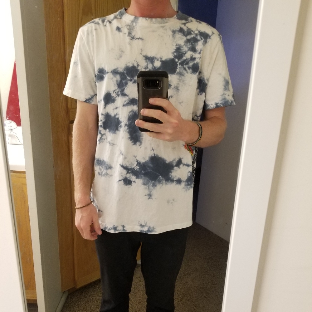 Reworked Psychedelic tie dye T-shirt